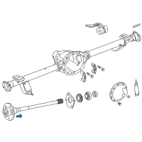 OEM 2002 Jeep Liberty Stud Hub Diagram - 5016496AA