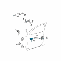 OEM 2009 Toyota Sienna Handle, Inside Diagram - 69206-AE010-B1