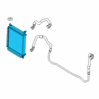 OEM BMW X7 REMOTE RADIATOR Diagram - 17-11-7-560-816