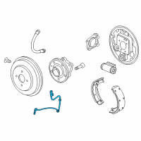 OEM 2018 Chevrolet Trax ABS Wheel Speed Sensor Diagram - 95075979