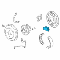 OEM 2020 Chevrolet Trax Wheel Cylinder Overhaul Kit Diagram - 95910900