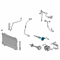 OEM 2018 Honda Odyssey Clutch Set Diagram - 38900-5MR-A01