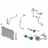 OEM 2020 Honda Odyssey Stator Set Diagram - 38924-5MR-A02