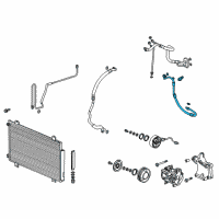 OEM 2021 Honda Odyssey Hose, Discharge Diagram - 80315-THR-A01