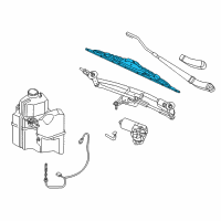 OEM 2007 Ford Freestyle Front Blade Diagram - 6F9Z-17528-AB