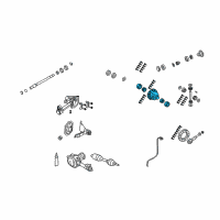 OEM Jeep Wrangler JK Case Kit-Differential Diagram - 68026549AB