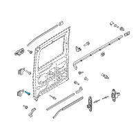 OEM Ford Transit-150 Door Check Screw Diagram - -W504765-S307