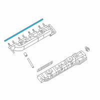 OEM 2017 Nissan Titan XD Gasket-Man Exhaust Diagram - 14036-EZ40A