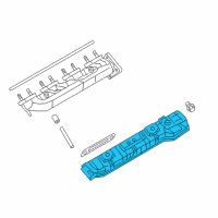 OEM Nissan Titan XD Cover-Exhaust Manifold Diagram - 16590-EZ41C