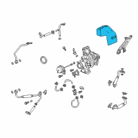 OEM 2018 Cadillac ATS Heat Shield Diagram - 12656868