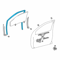 OEM Toyota Echo Run Channel Diagram - 68151-52011