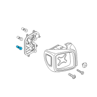 OEM 2018 Jeep Renegade Bulb Diagram - 68230165AA