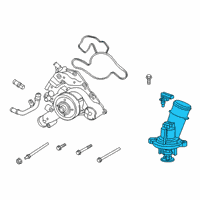 OEM 2014 Ram 2500 THERMOSTA-THERMOSTAT Diagram - 4893177AD