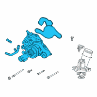 OEM 2014 Ram 2500 Pump-Water Diagram - 4893133AE