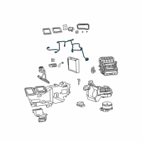 OEM Dodge Ram 3500 Wiring-A/C And Heater Diagram - 68048906AA