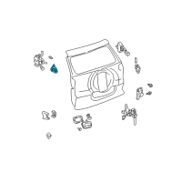 OEM 2002 Toyota RAV4 Actuator Diagram - 69150-42030