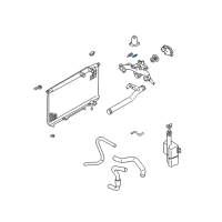 OEM Hyundai Sonata Sensor Assembly-Water Temperature Diagram - 39220-35710