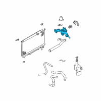 OEM 2000 Hyundai Sonata Housing Assembly-THERMOSTAT Diagram - 25620-37103