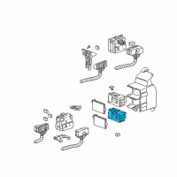 OEM Chevrolet Monte Carlo Convenience Center, Engine Compartment Side Diagram - 12176369