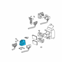OEM 2002 Chevrolet Monte Carlo Block Asm-Accessory Wiring Junction Diagram - 15329230