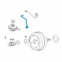 OEM BMW M4 Vacuum Pipe With Non-Return Valve Diagram - 11-66-7-850-595