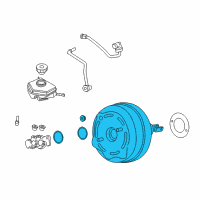 OEM 2020 BMW M4 Power Brake Booster Diagram - 34-33-7-850-999