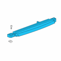 OEM Cadillac XT6 High Mount Lamp Diagram - 84667704