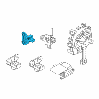 OEM Nissan Service Kit Sensor-Air Bag Front Center Diagram - 98581-3SG5A