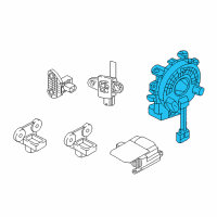 OEM 2019 Nissan Murano Clock Spring Steering Air Bag Wire Diagram - 25554-4GA0B