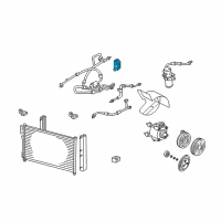 OEM Lincoln Control Valve Diagram - 4L1Z-19849-AB