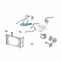 OEM 2004 Lincoln Navigator Hose & Tube Assembly Diagram - 2L1Z-19D850-CA