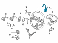 OEM 2015 Honda Civic Sw Assy, P*NH167L* Diagram - 78560-TR0-N81ZB