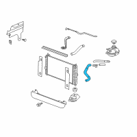 OEM 2007 Pontiac G5 Radiator Outlet Lower Hose (Lower) Diagram - 15270511