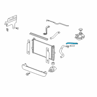 OEM 2007 Pontiac G5 Radiator Outlet Lower Hose (Lower) Diagram - 15270510