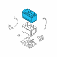 OEM Hyundai Sonata Battery Assembly Diagram - 37110-C2810