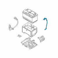 OEM 2017 Hyundai Sonata Battery Sensor Assembly Diagram - 37180-C2101