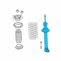 OEM 2020 BMW 530i xDrive Shock Absorber Strut Right Rear Diagram - 33-52-6-866-617