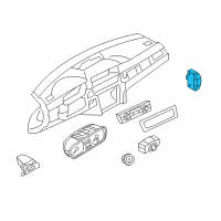 OEM BMW 1 Series M Switch Zv/Hazard Warning Flashers/Dtc Diagram - 61-31-9-196-712