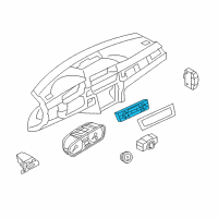 OEM BMW 1 Series M Blower Control Switches Diagram - 64119242410