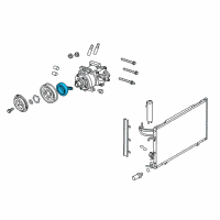 OEM Mercury Mountaineer Clutch Coil Diagram - 9L2Z-19D798-A
