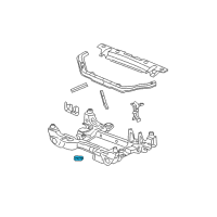 OEM 2004 Cadillac SRX Temperature Sensor Diagram - 12639899