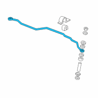 OEM 2001 Oldsmobile Alero Stabilizer Bar Diagram - 22712030