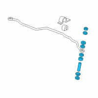 OEM 2001 Chevrolet Cavalier Stabilizer Link Diagram - 22710259