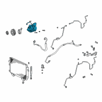 OEM 2004 Toyota RAV4 Compressor Assembly Diagram - 88310-42140-84