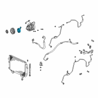 OEM Lexus ES300 Stator Sub-Assy, Magnet Clutch Diagram - 88411-44010