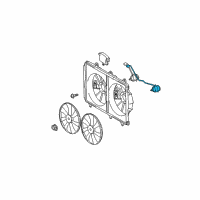 OEM 2008 Toyota Highlander Fan Motor Diagram - 16363-0P240