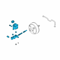 OEM Kia Cylinder Assembly-Brake Diagram - 585102G110