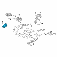 OEM 2014 Chevrolet Equinox Mount, Trans Rear Diagram - 20839834