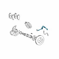 OEM 2009 Lexus SC430 Sensor, Speed, Front LH Diagram - 89543-30160