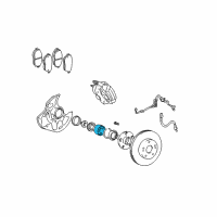 OEM 1998 Lexus SC300 Front Wheel Bearing Diagram - 90903-63006-77